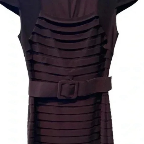 ADRIANNA PAPELL COLLECTION EUC WOMENS BROWN DRESSES DRESS FALL WINTER SIZE 8 - Picture 8 of 8